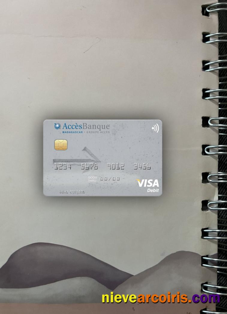 Madagascar AccèsBanque visa debit card photolook